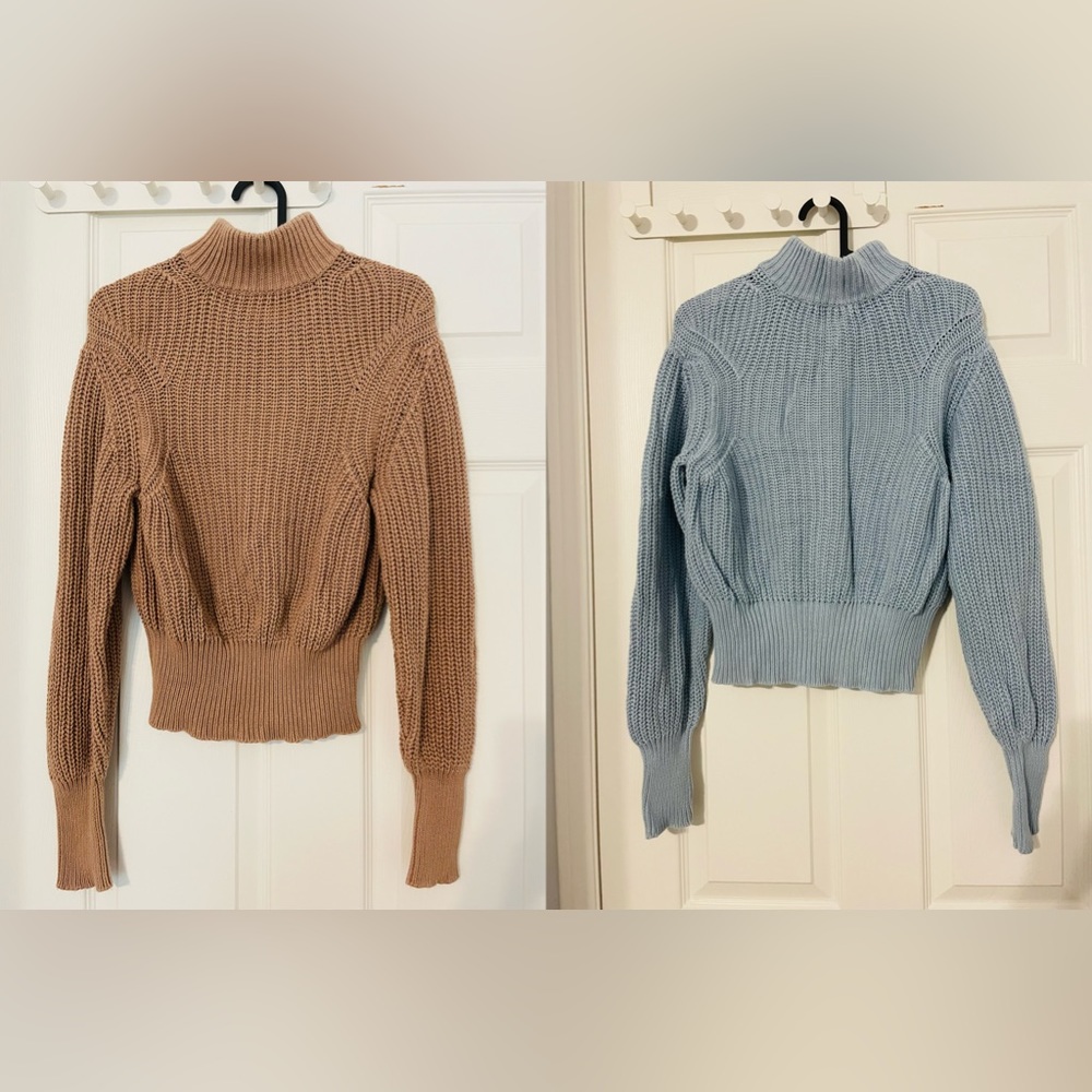 American Apparel Women's Mock Neck Pullover sweater